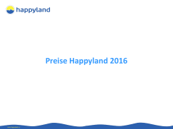 Preise Happyland 2016