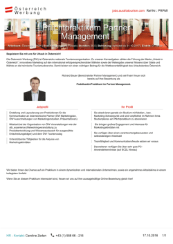 PDF-Download - Österreich Werbung Jobbörse