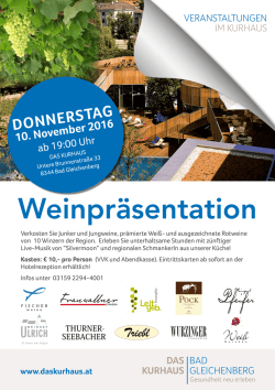 3. Große Weinpräsentation im KURHAUS - Das Kurhaus