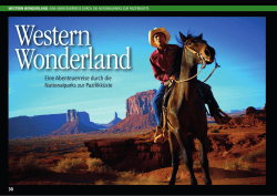 Eine Abenteuerreise durch die Nationalparks zur