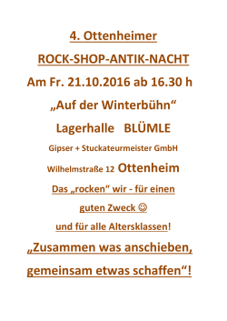 4. Ottenheimer ROCK-SHOP-ANTIK-NACHT Am Fr