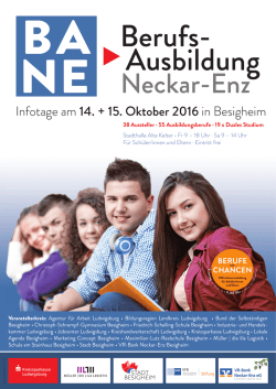 Infotage am - Wegweiser Beruf