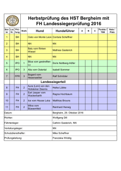 Flyer - Hovawart-Sportteam Bergheim