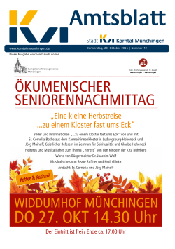 Amtsblatt KW 42/2016 - Korntal