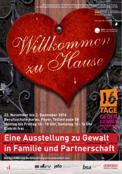 Eine Ausstellung zu Gewalt in Familie und Partnerschaft