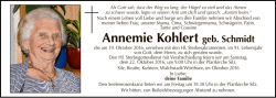 Annemie Kohlert geb. Schmidt