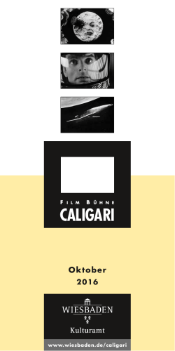 Caligari-Programm Oktober 2016