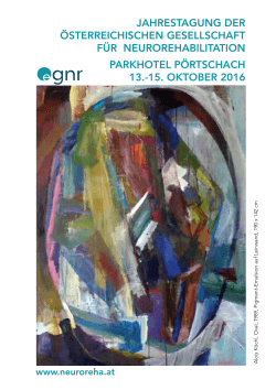 Parkhotel Pörtschach 13.-15. oktober 2016 Jahrestagung der