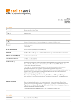 Einfache Mitarbeit in einem Sachverst&auml;ndigenb&uuml;ro auf unter 450