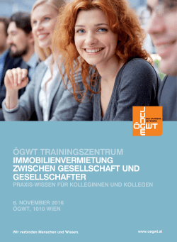 ögwt trainingszentrum immobilienvermietung zwischen gesellschaft