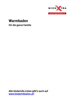 Warmbaden - wienXtra