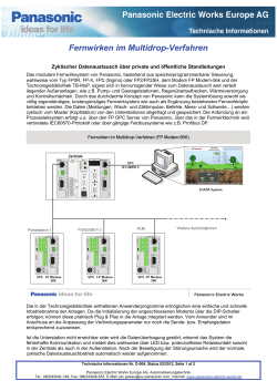 Fernwirken im Multidrop-Verfahren