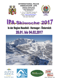 Skiwoche 2017 - IPA