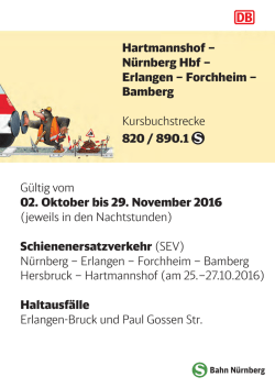 G&uuml;ltig vom 02. Oktober bis 29. November 2016