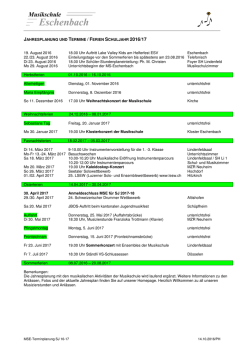 MSE-Terminplanung SJ 16-17