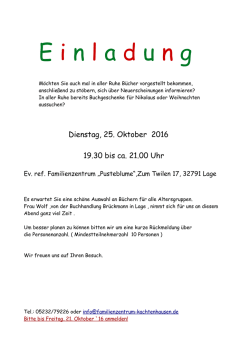 E inladung - Familienzentrum Kachtenhausen