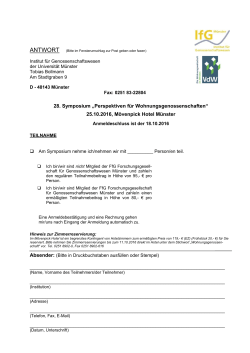 Faxantwort(*pdf) - Universität Münster