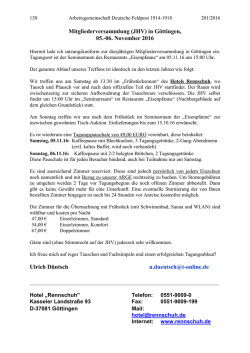 Einladung - Tagesordnung - Programmablau[...]