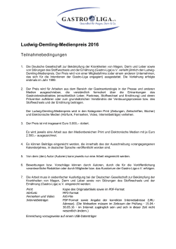 Ludwig-Demling-Medienpreis 2016 - Gastro
