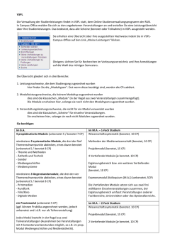 Eine ausf&uuml;hrliche Anleitung