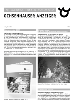 OAZ - Stadt Ochsenhausen