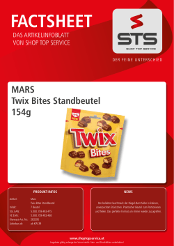 MARS Twix Bites Standbeutel