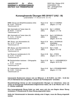 International - Universit&auml;t zu K&ouml;ln