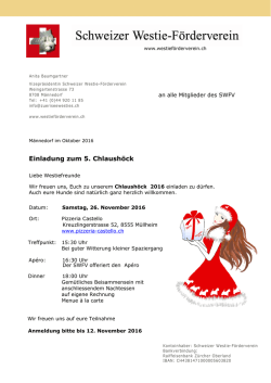 Einladung + Anmeldetalon zum als PDF