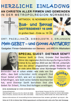 herzliche einladung an christen aller firmen und