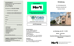 Einladung und Programm - Diabetes Gesellschaft Sachsen