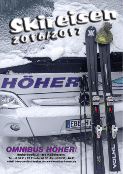 H&ouml;her Skireisen 2017 - Alpenverein Zorneding