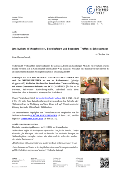 Jetzt buchen: Weihnachtsfeiern, Betriebsfeiern und besondere