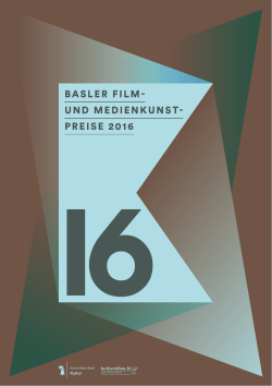 BASLER FILM- UND MEDIENKUNST