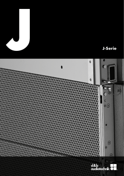 Die J-Serie Broschüre