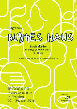 Flyer DIN A6 buntes Haus.indd