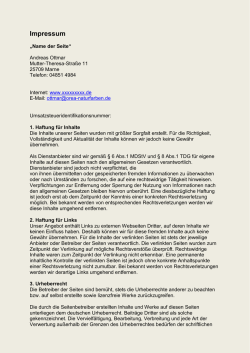 Impressum