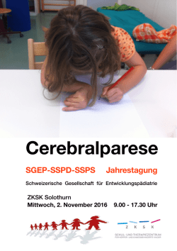 Jahrestagung Schweizerische Gesellschaft f&uuml;r