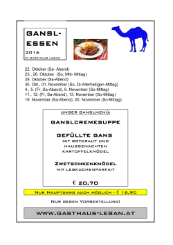 News - Gasthaus LEBAN