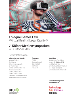 Cologne.Games.Law Flyer