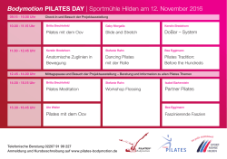 Programm als PDF - Pilates Bodymotion