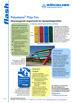 flash - Polystone® Play-Tec - Überzeugende Argumente für