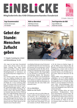 Einblicke - KAB Osnabr&uuml;ck