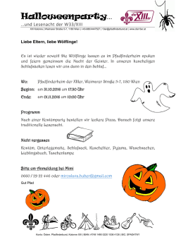 Halloweenparty&hellip; - die XIII. Kolonne