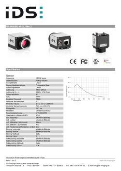 UI-5490SE-M-GL Rev.2 - IDS Imaging Development Systems GmbH