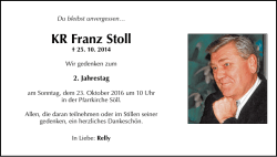 KR Franz Stoll