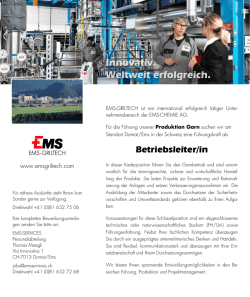 Betriebsleiter/in