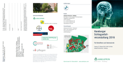 Hamburger Schlaganfall veranstaltung 2016