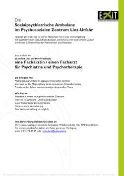 Informationen zum Pilot-Projekt - EXIT