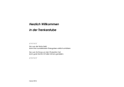 Herzlich Willkommen in der Trenkerstube