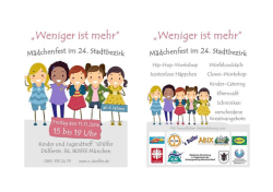 Page 1 „Weniger ist mehr „Weniger ist mehr Määchenfest im 24